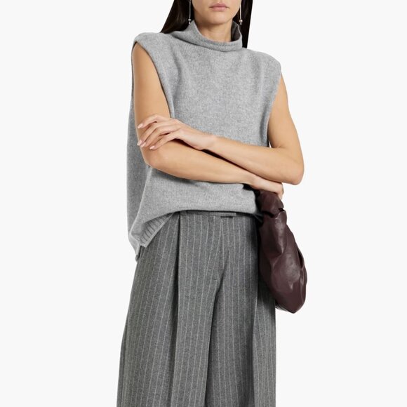 Lisa Yang Sweaters - Lisa Yang Tova cashmere sweater vest in grey • size S/M